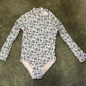 Nordstrom Seed heritage girls one piece rashguard